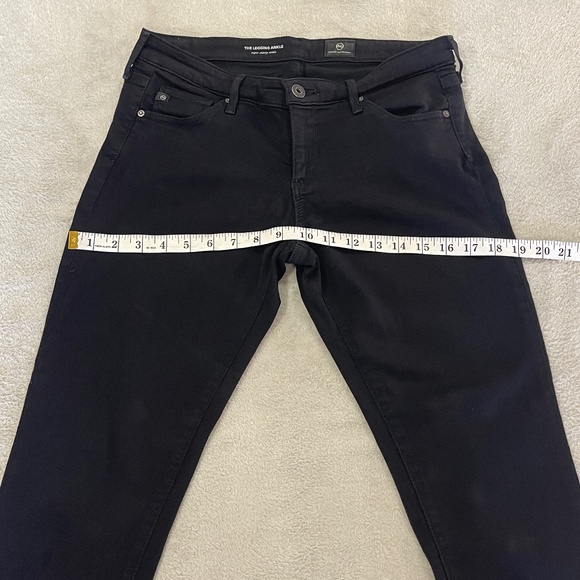 AG Black Skinny Anke Legging Jeans Size 28 - Picture 11 of 13